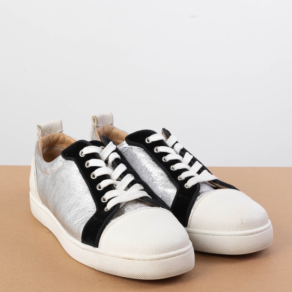 Christian Louboutin Silver Sneakers